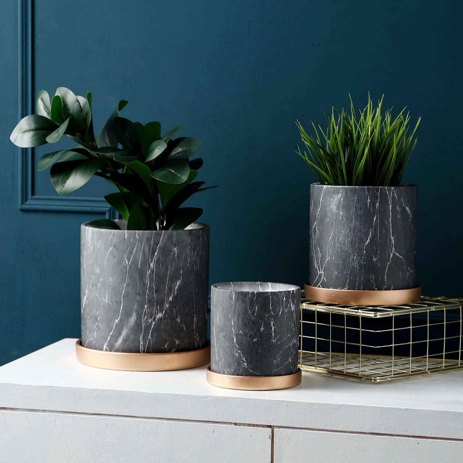 Nordic-Black-Marble-Pattern-Succulents-Pot-Plant-Pot-with-Tray-Ceramic-Plant-Pots-Home-Office-Christmas Nordic-Black-Marble-Pattern-Succulents-Pot-Plant-Pot-with-Tray-Ceramic-Plant-Pots-Home-Office-Christmas