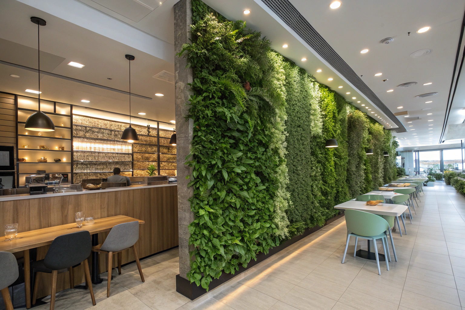 fake Greenery wall