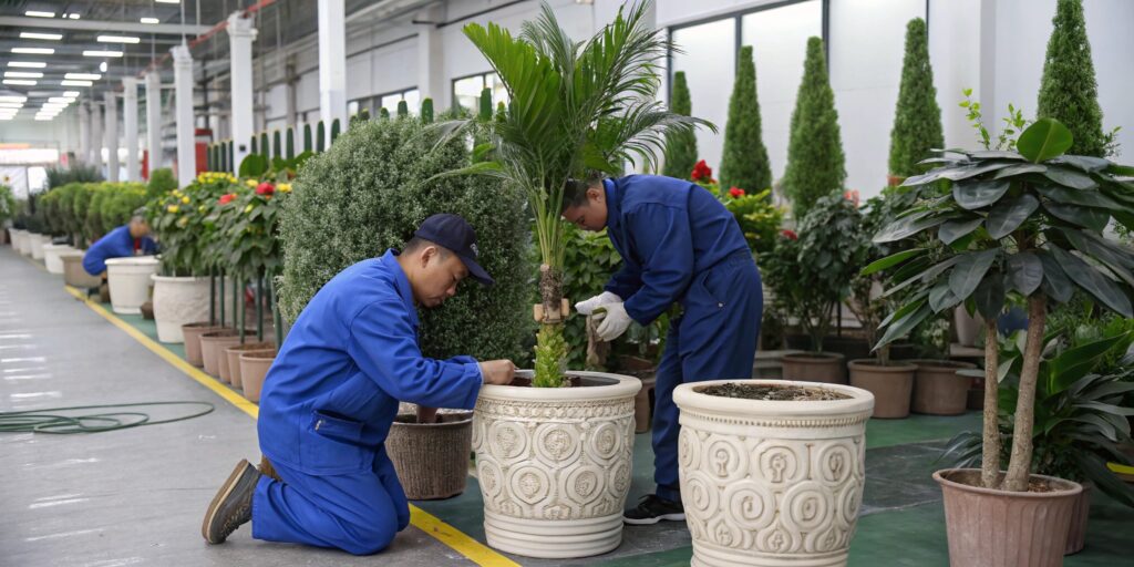 large Artificial Plants Factory