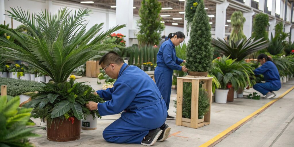 large Artificial Plants Factory