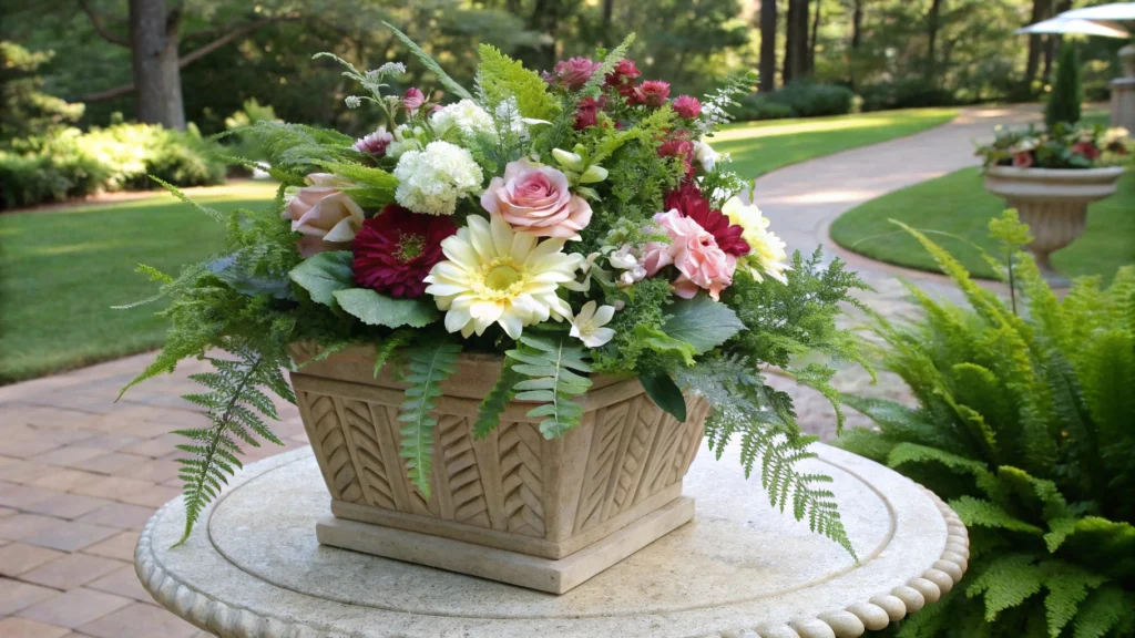 Design a Stunning Flower Pot Centerpiece for Your Garden