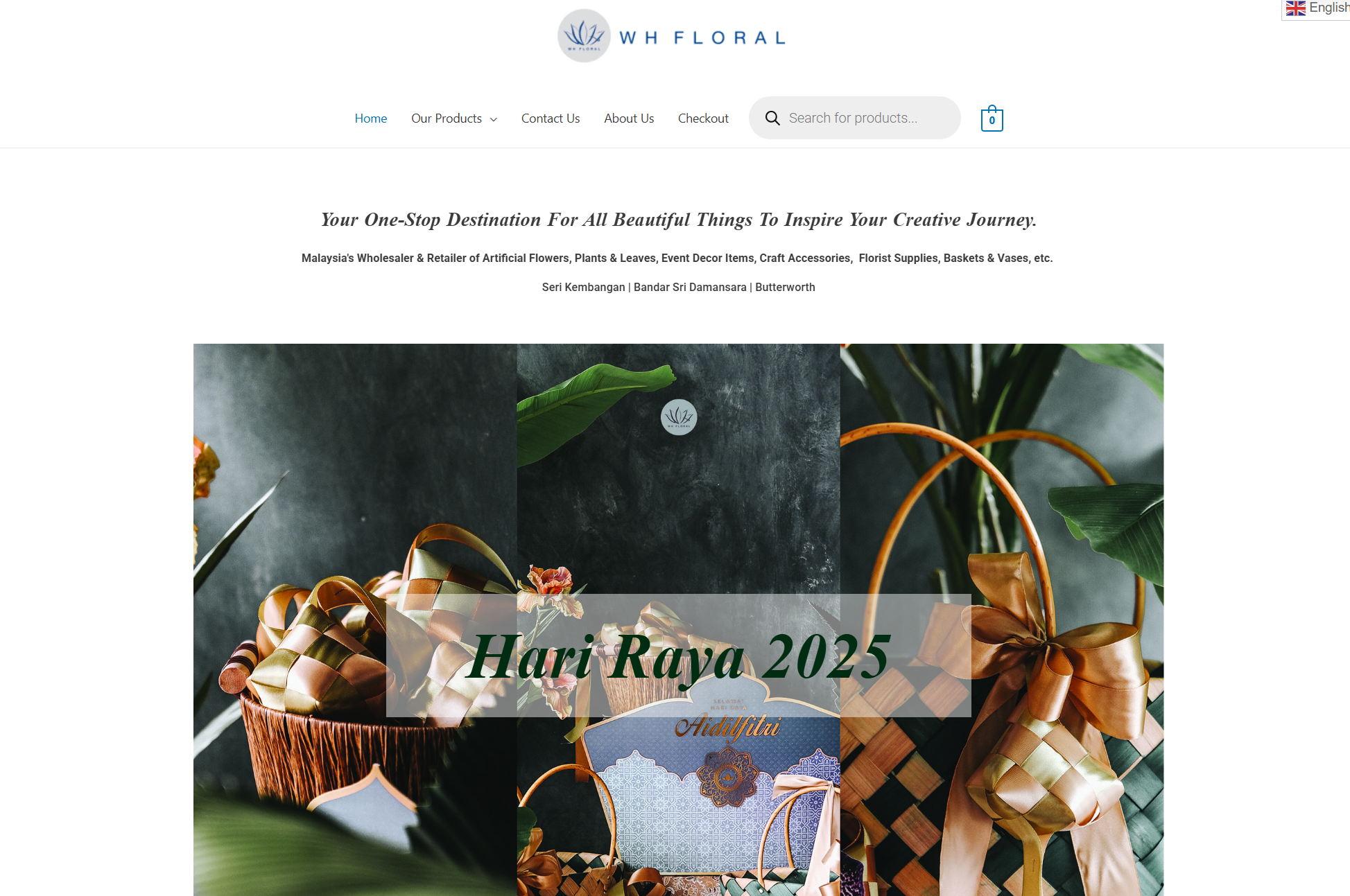 Malaysia's Wholesaler & Retailer of Artificial Flowers, Plants