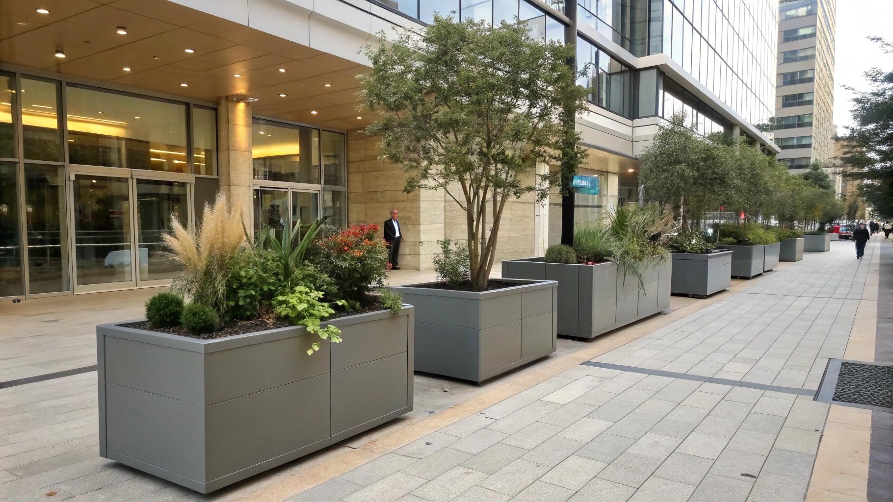 planters for commercial spaces