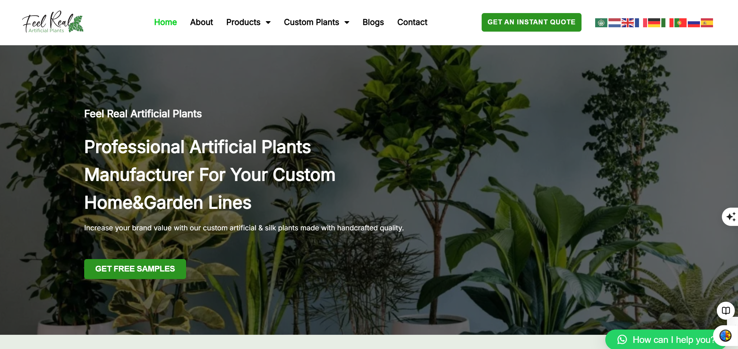 1. Global benchmark for artificial plants within the Philippines.