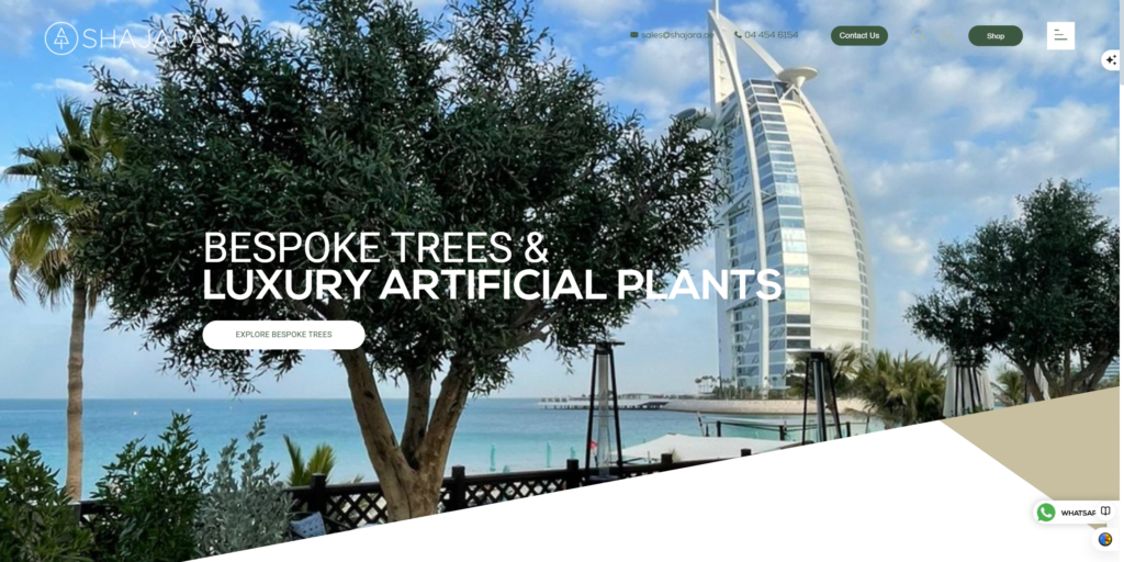 1. Top Companie for Large Artificial Plants in the UAE and Saudi Arabia-Shajara