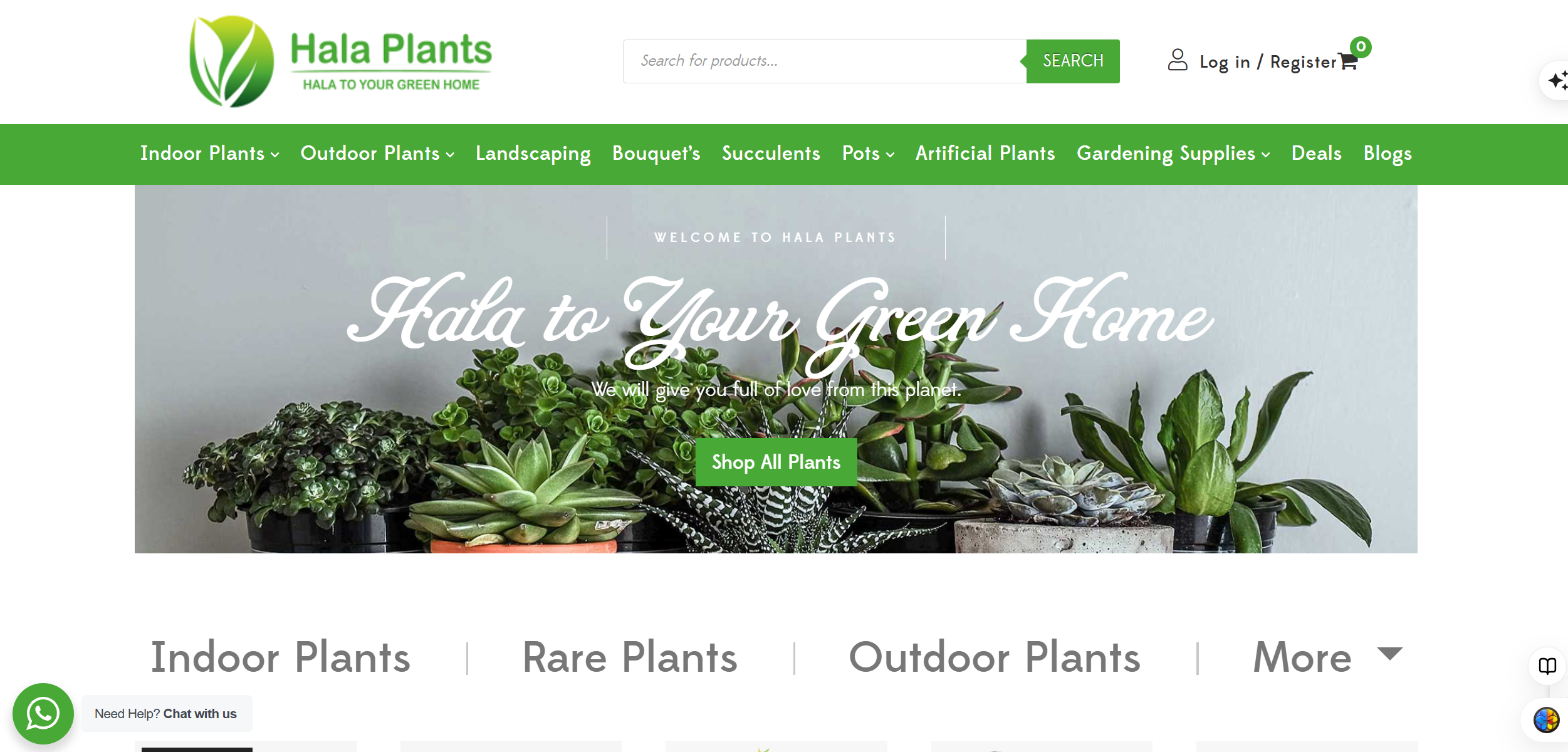 Top Company for Large Artificial Plants in the UAE - Hala Plants