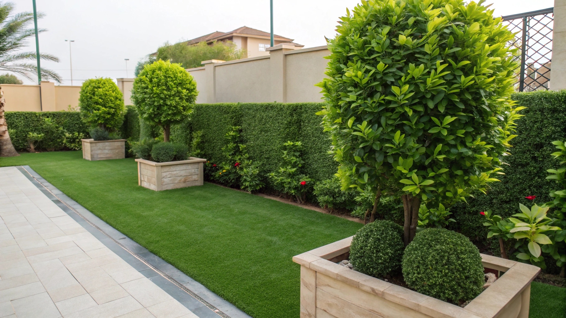 Fake green Wall Plants