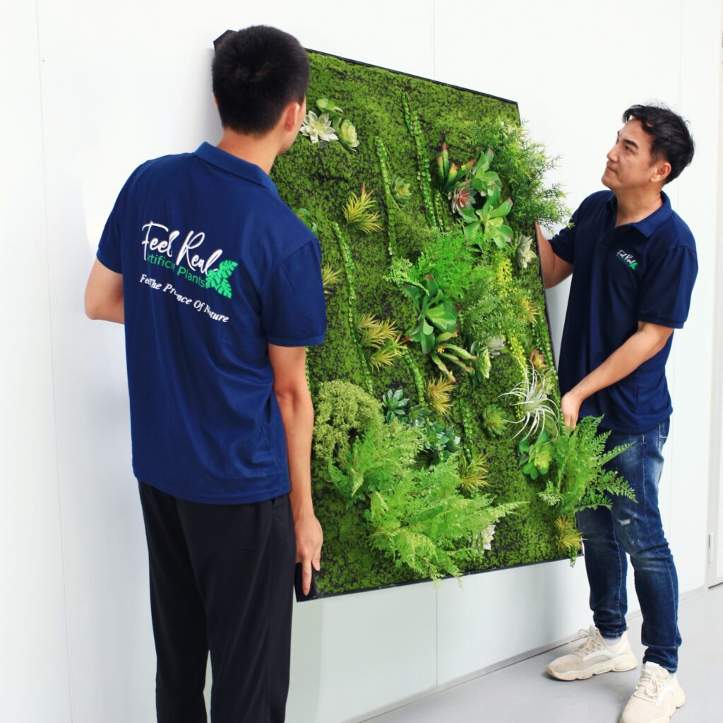 OEM Artificial hedge wall Plants Factory