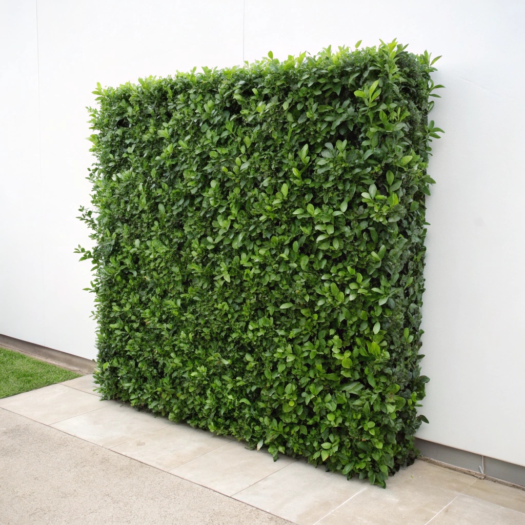 UV-Enhanced Laurel Hedge Walls