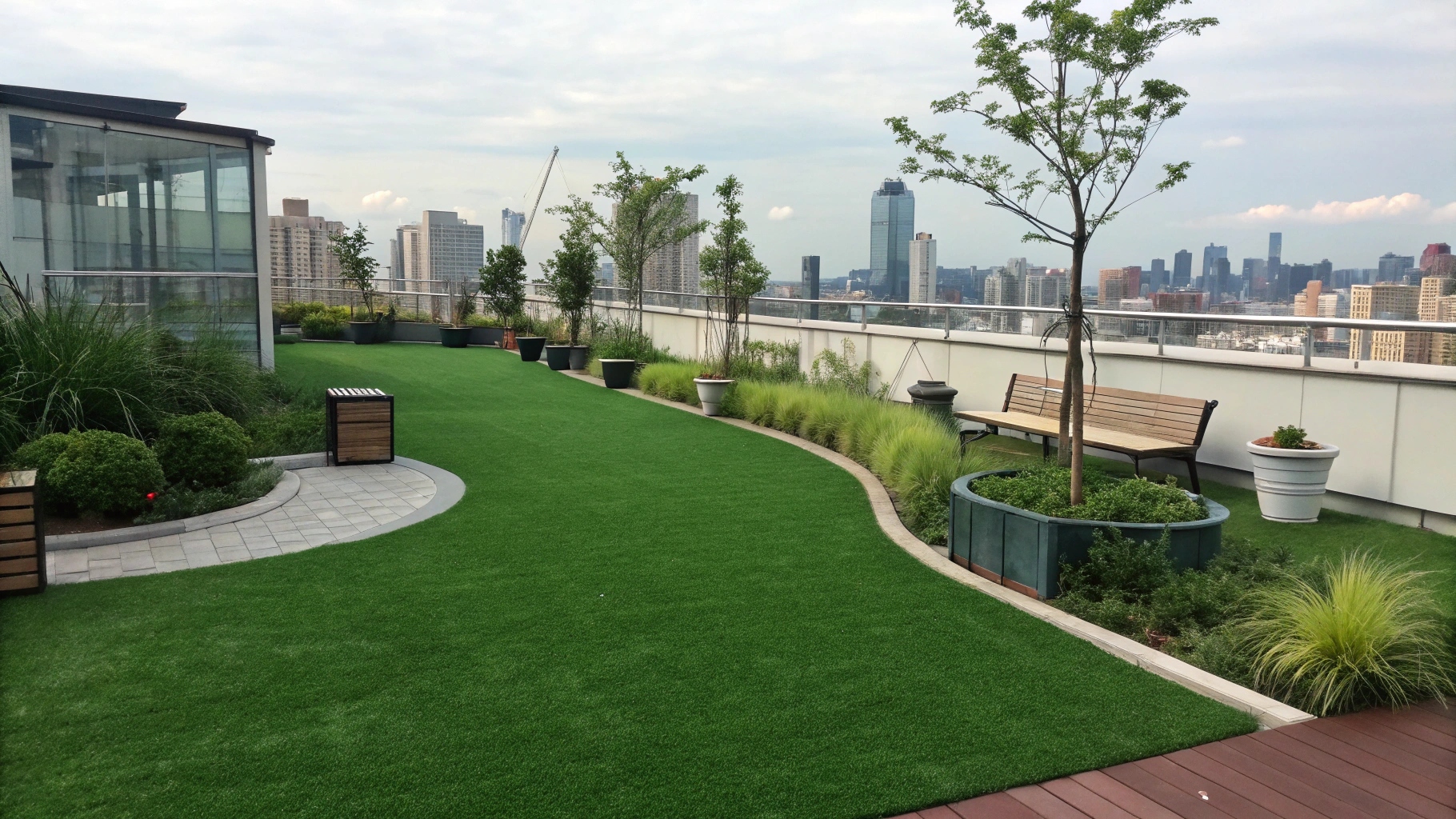 Artificial grass outdoor