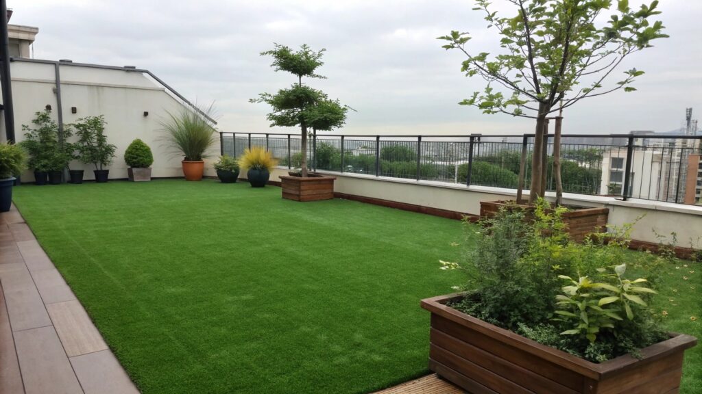 Realistic Artificial grass outdoor