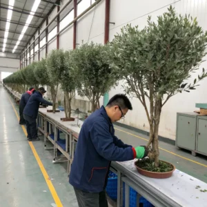 Fake_black_olive_tree_Production
