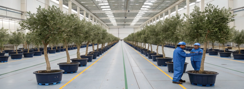Artificial plants factory