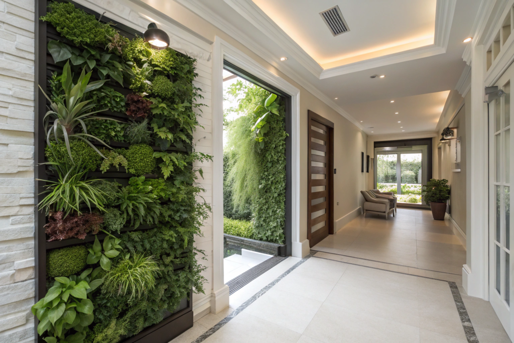 Entryway and Hallway Vertical Garden Designs