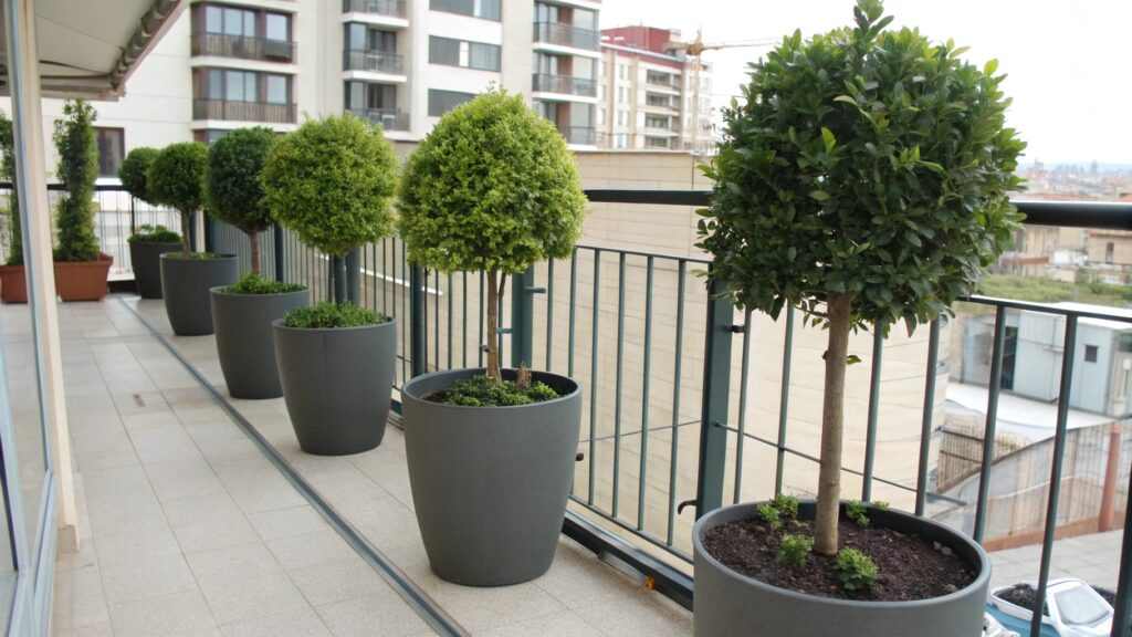 Weigh Down tall Artificial Plants for Lasting Stability