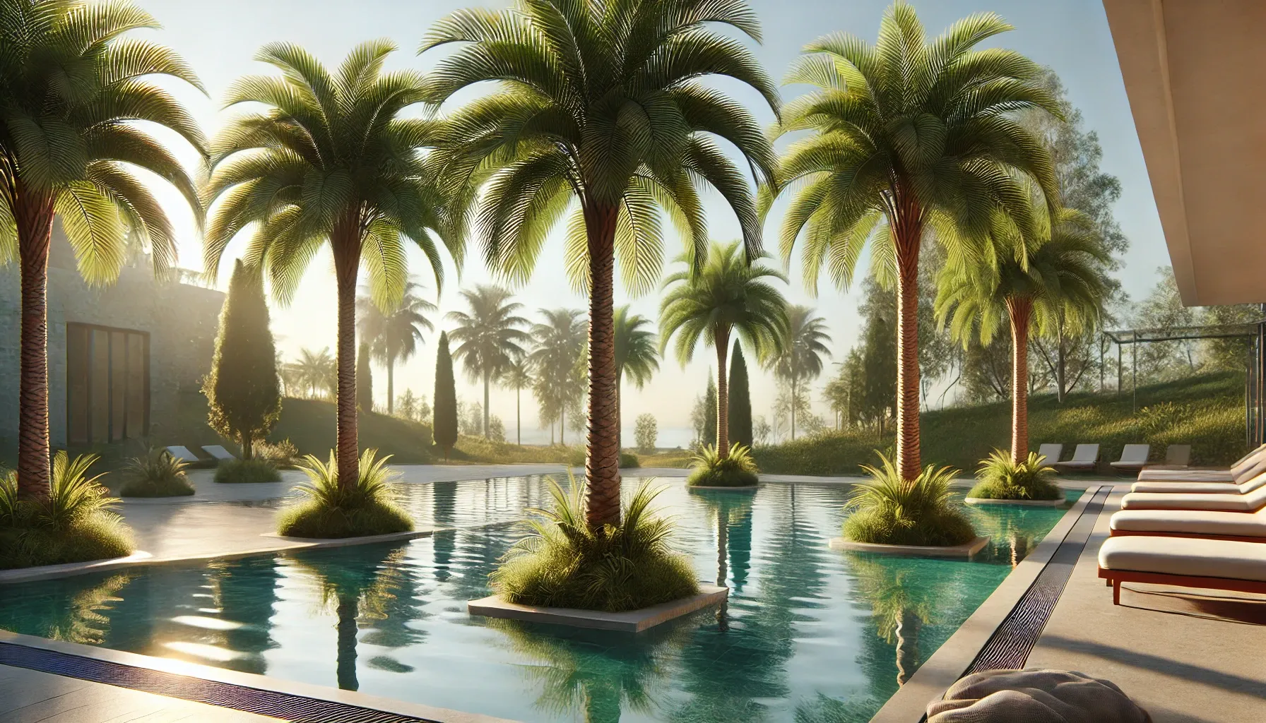 Palm trees factory