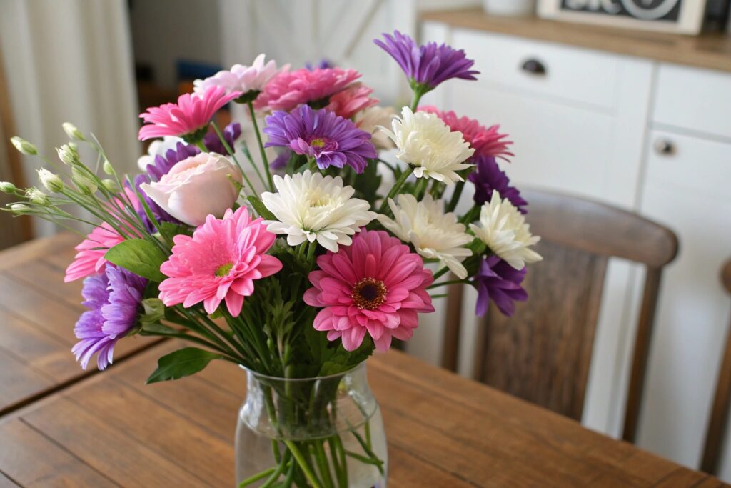 Keeping your artificial flowers clean