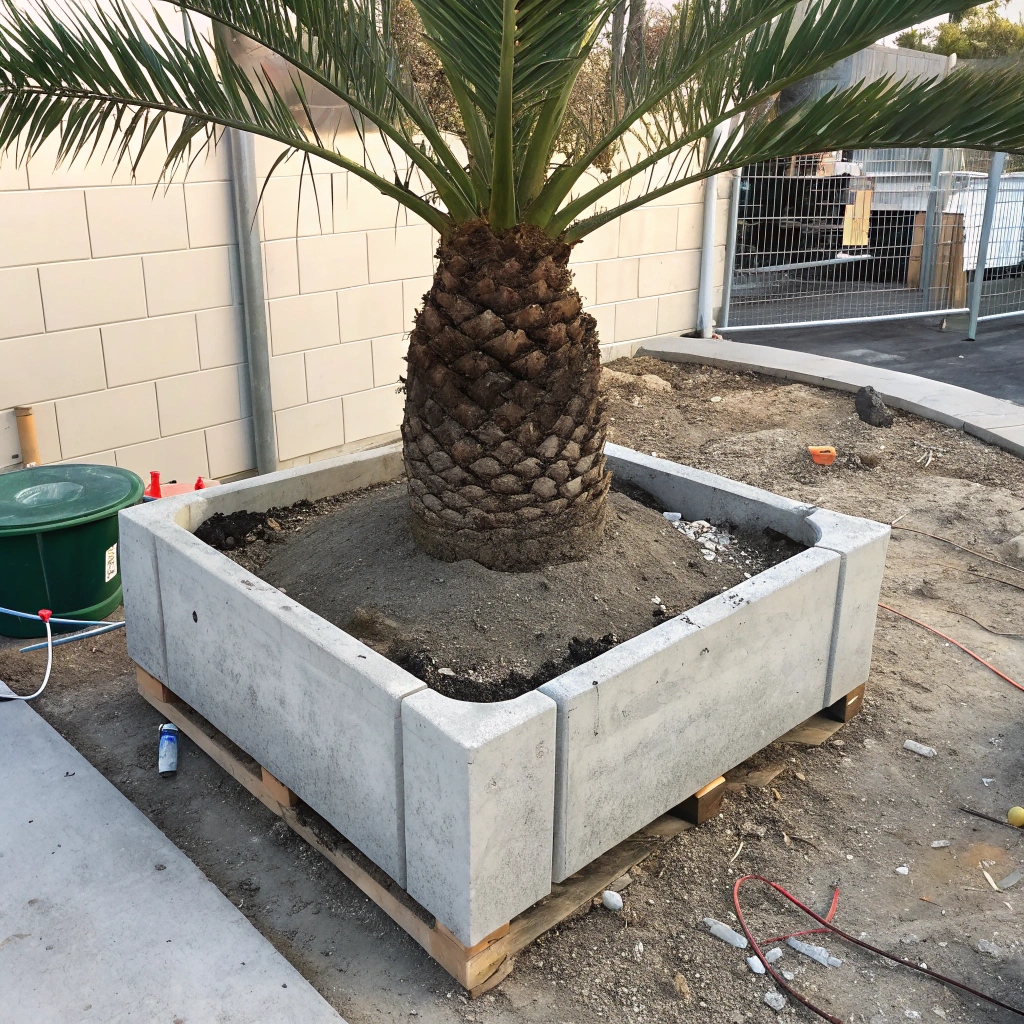 Preparing the Base and Planter for Stability