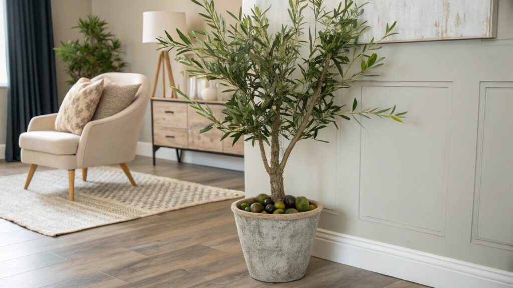 faux Olive Tree for Indoor Home decoration