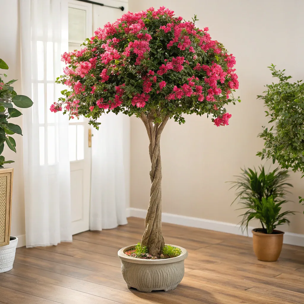 An_artificial_bougainvillea_tree_in_pot_for_Indoor_Decor