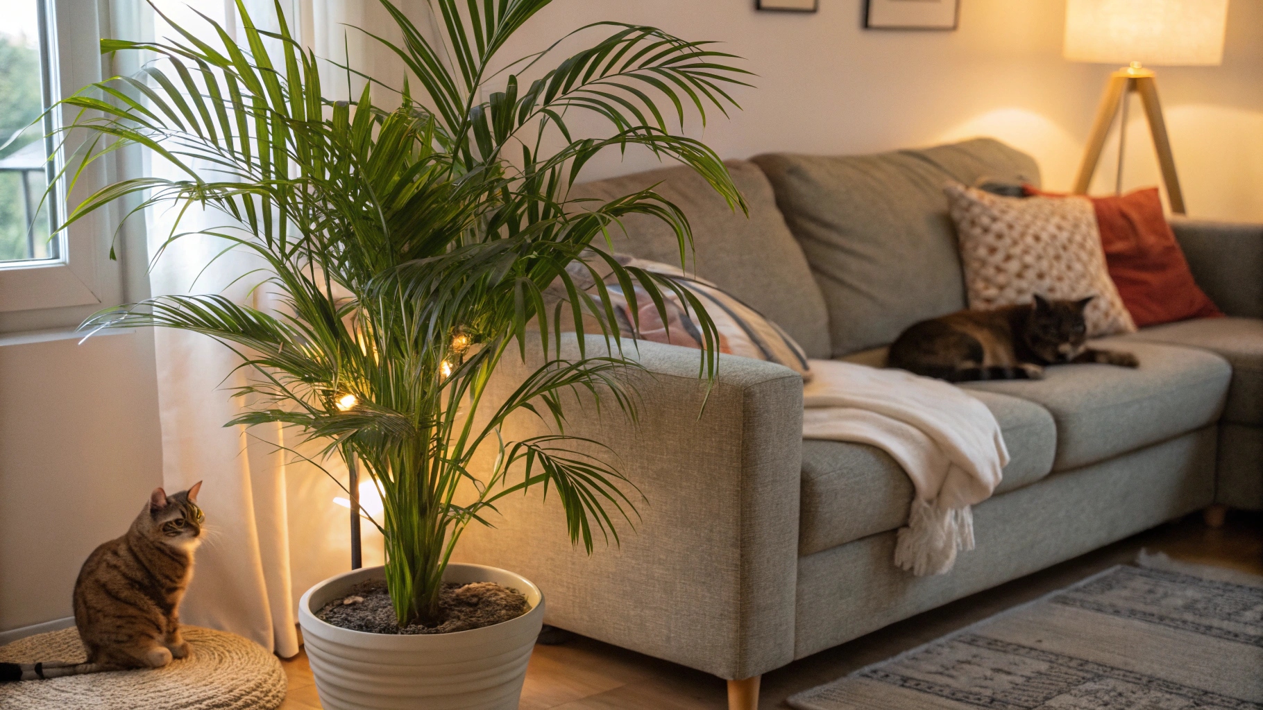 Artificial Palm trees safe to cats, pets