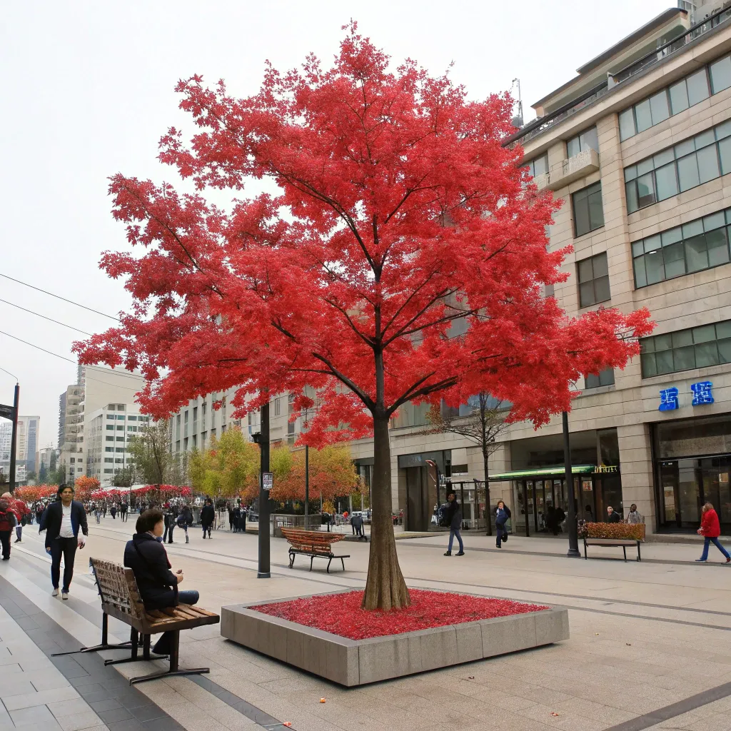 Artificial_outdoor_red_maple_tree_for_decoration