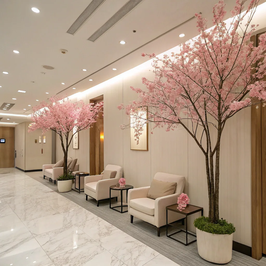 Artificial_tree_cherry_bloom_for_Healthcare_Facilities_&_Spas