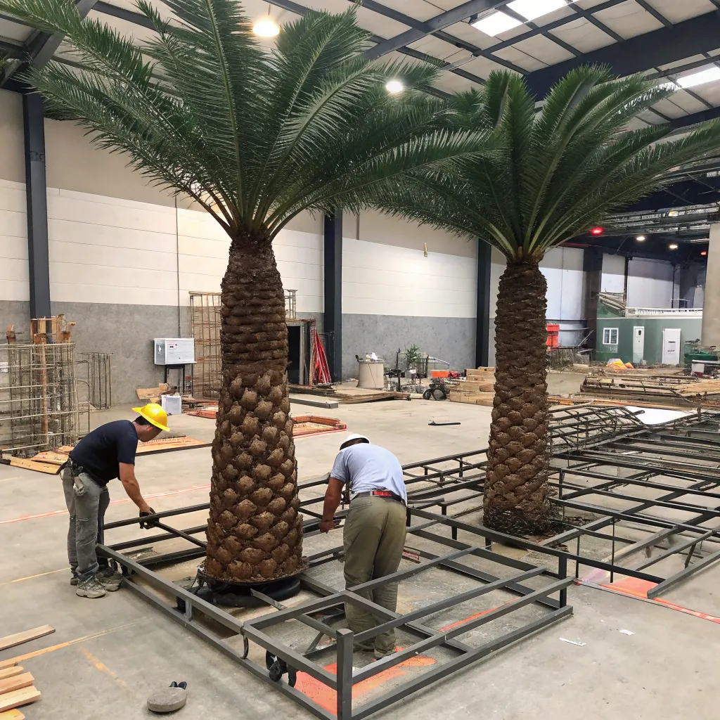 Trunk_Structure_Engineering_of_artificial_palm_plants