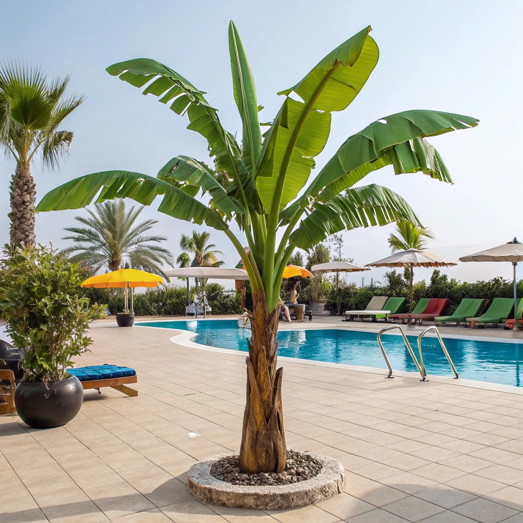 artificial-banana-tree-for-outdoor-poolside-decoration