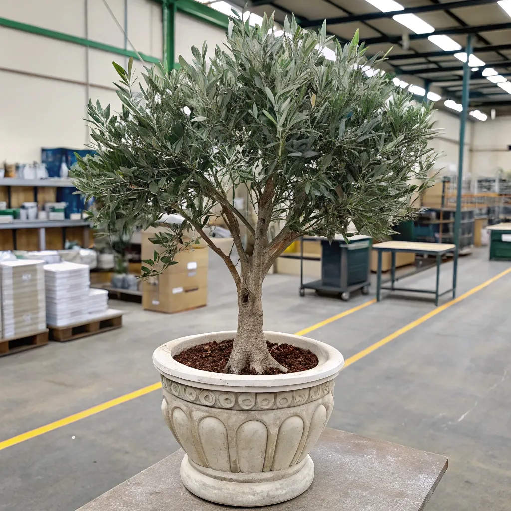 Fake Potted Olive Tree - Image 3