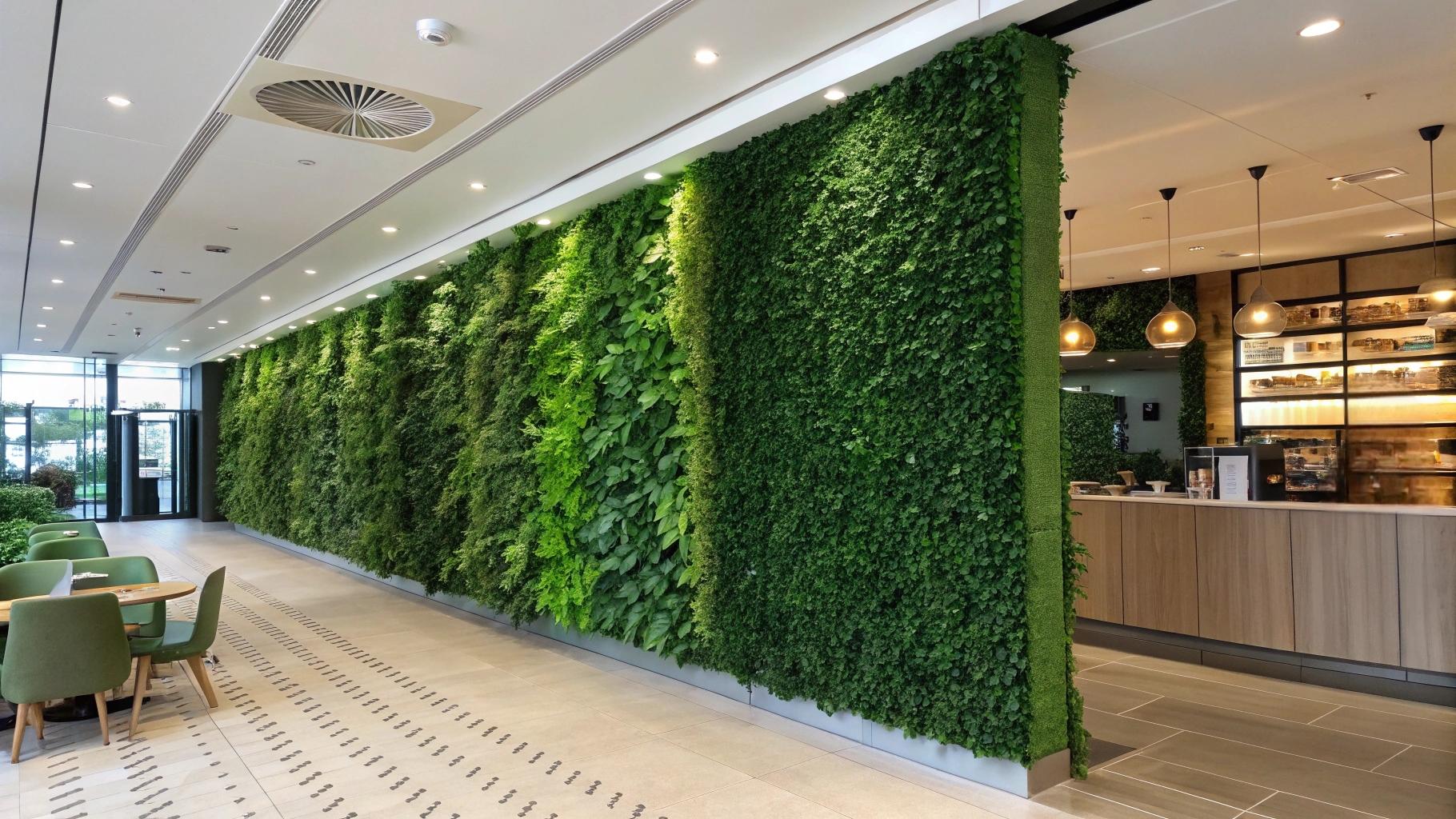 Artificial Greenery wall panels easy installation