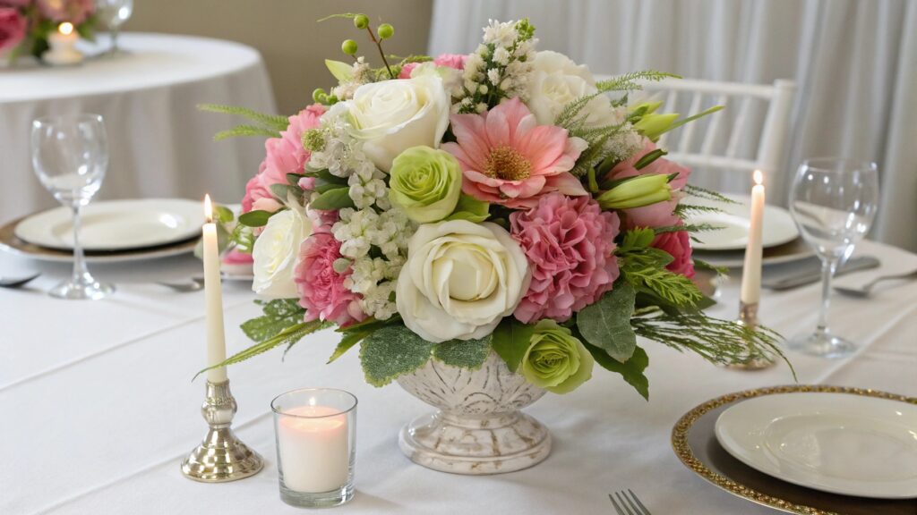 Realistic fake floral arrangements for Decoration