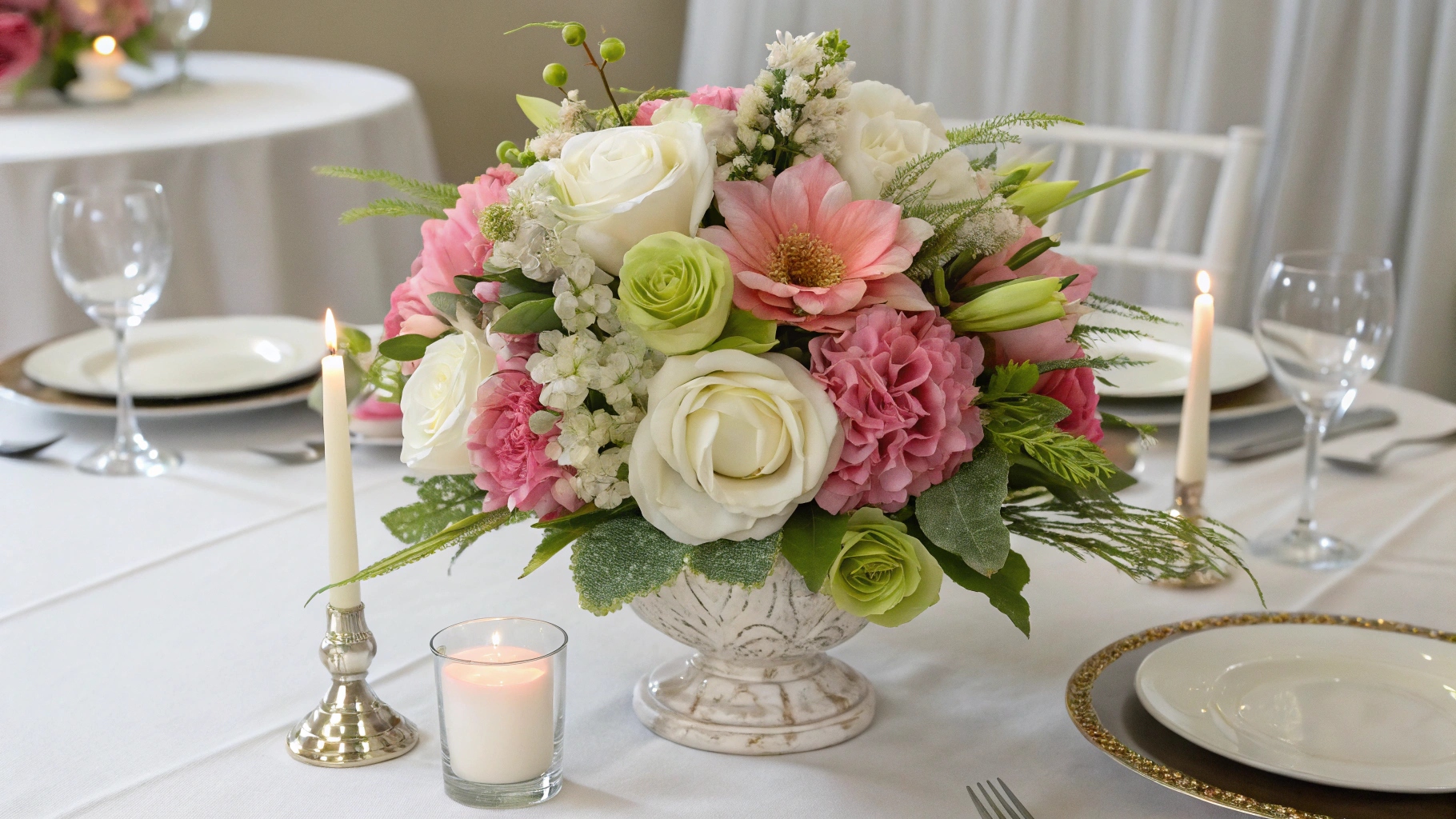 Realistic fake floral arrangements for Decoration