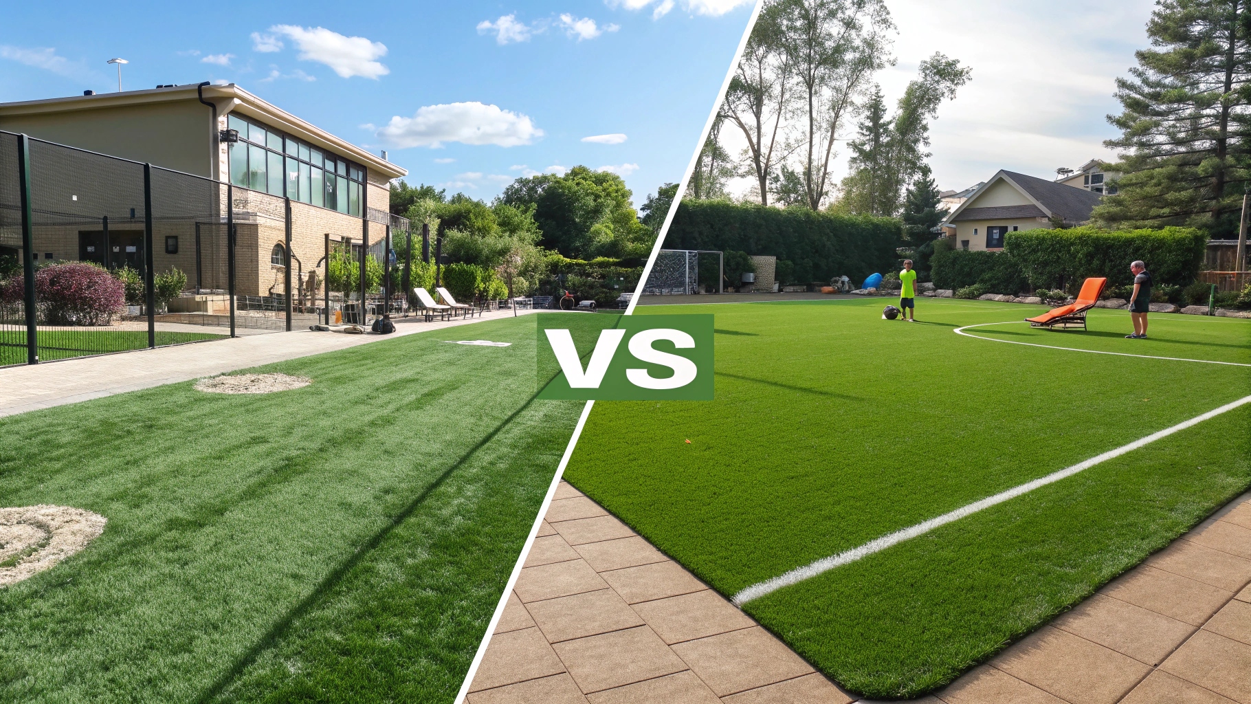 Turf vs Artificial Grass