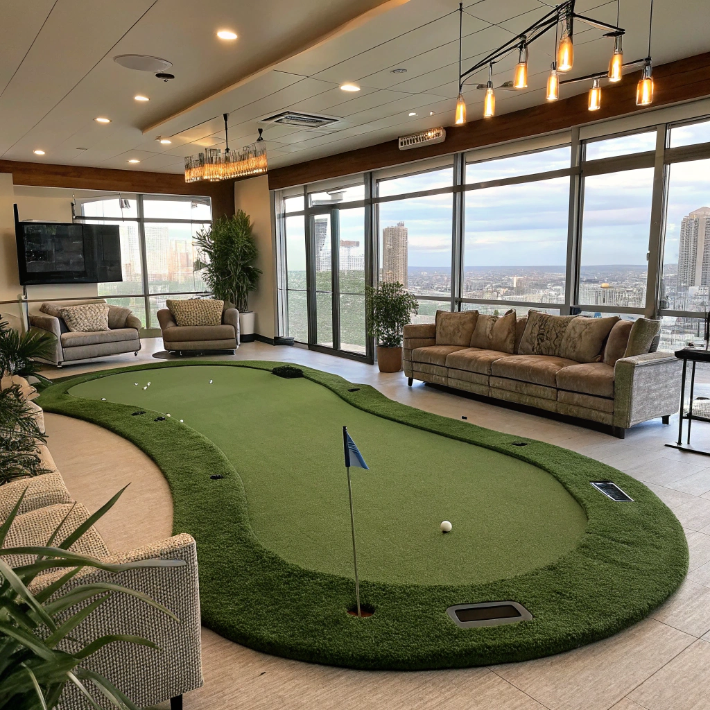 Indoor Putting Green fake grass