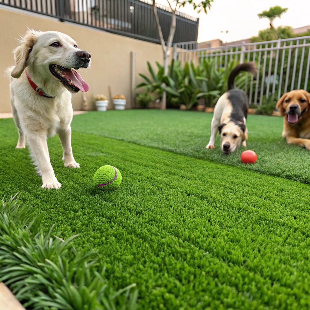 Pet-Friendly Front Yard with Artificial grass
