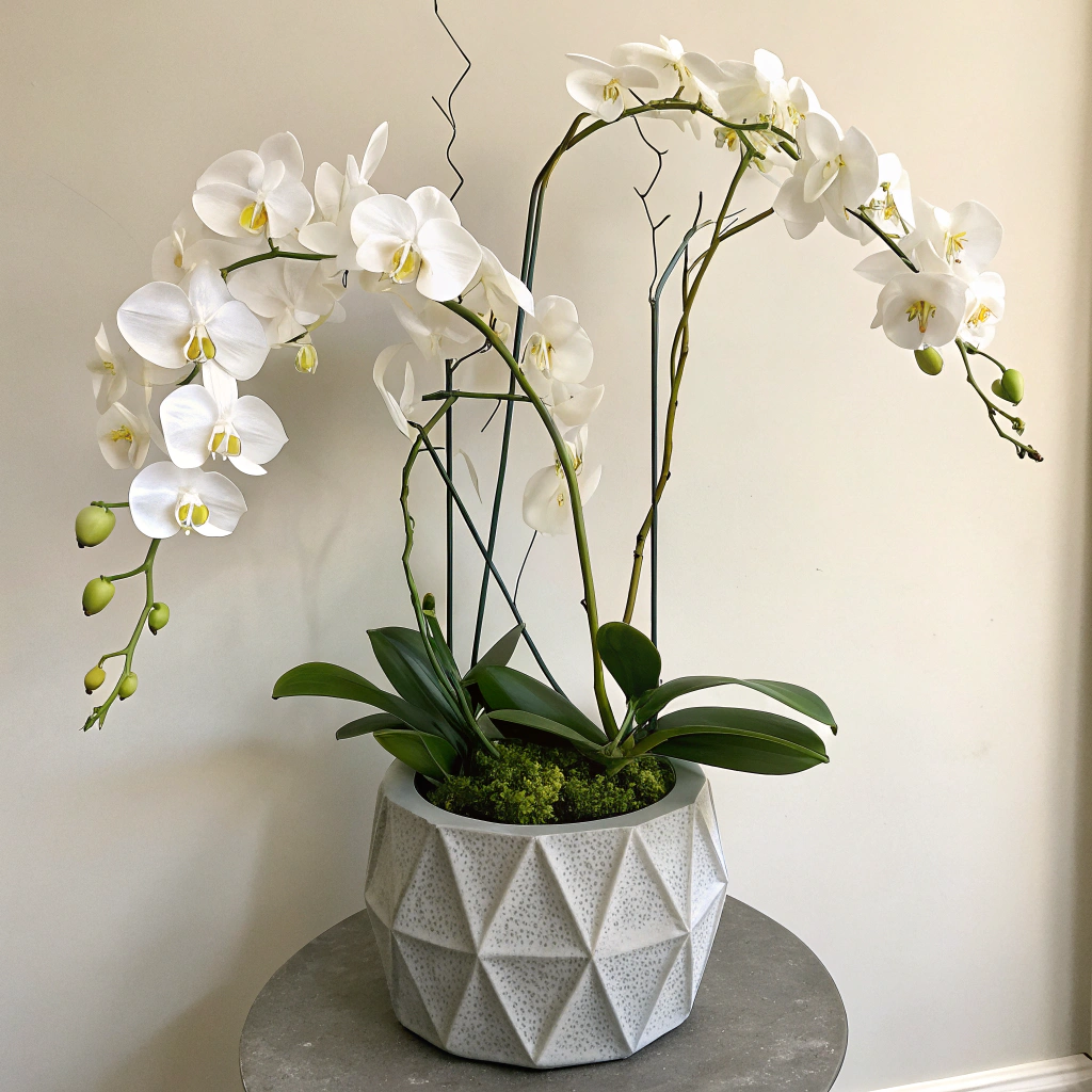 Silk Orchids Arrangements Silk Orchids Arrangements