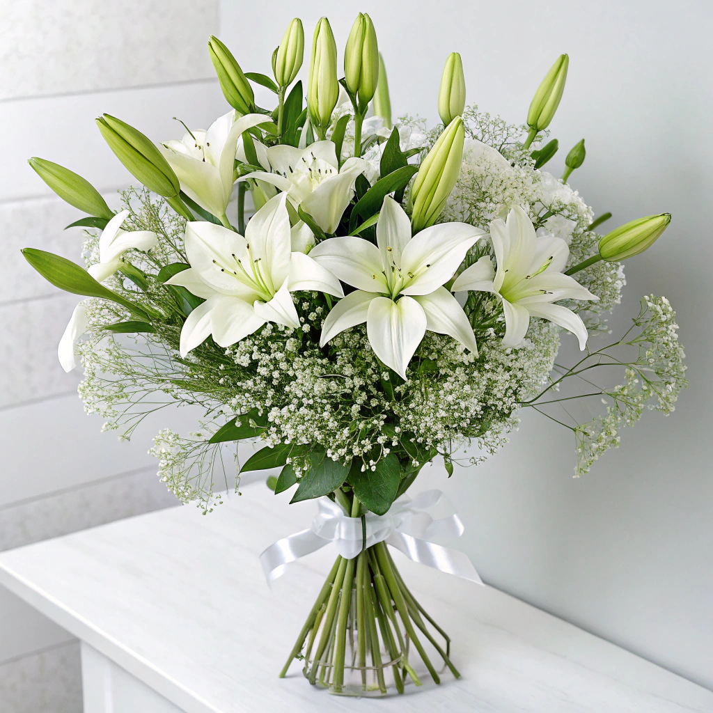 artificial lily bouquet artificial lily bouquet