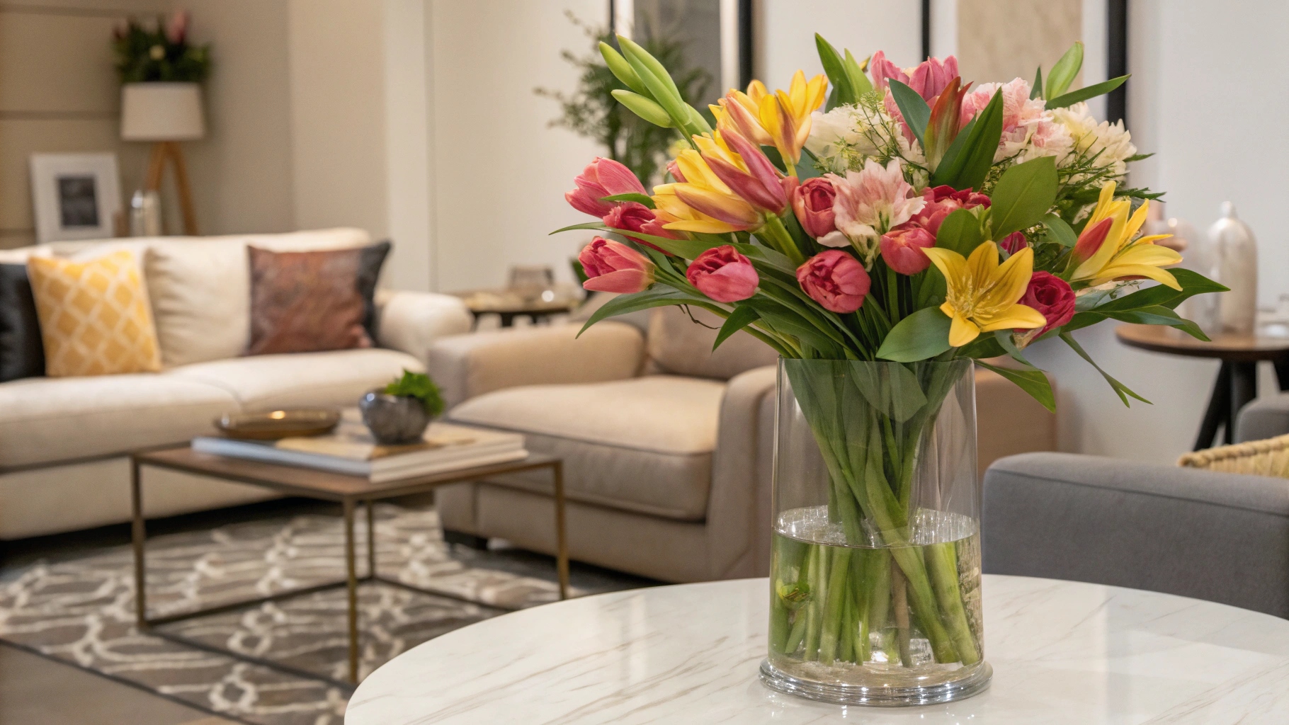 silk flowers For home Decoration