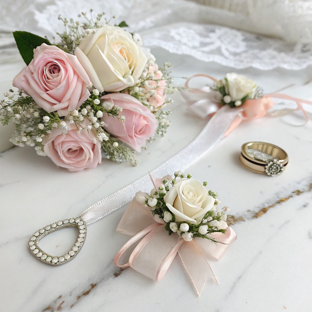Artificial flower corsage