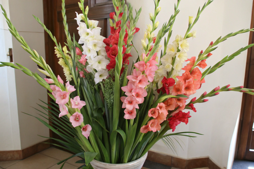 Fake Gladiolus Flowers
