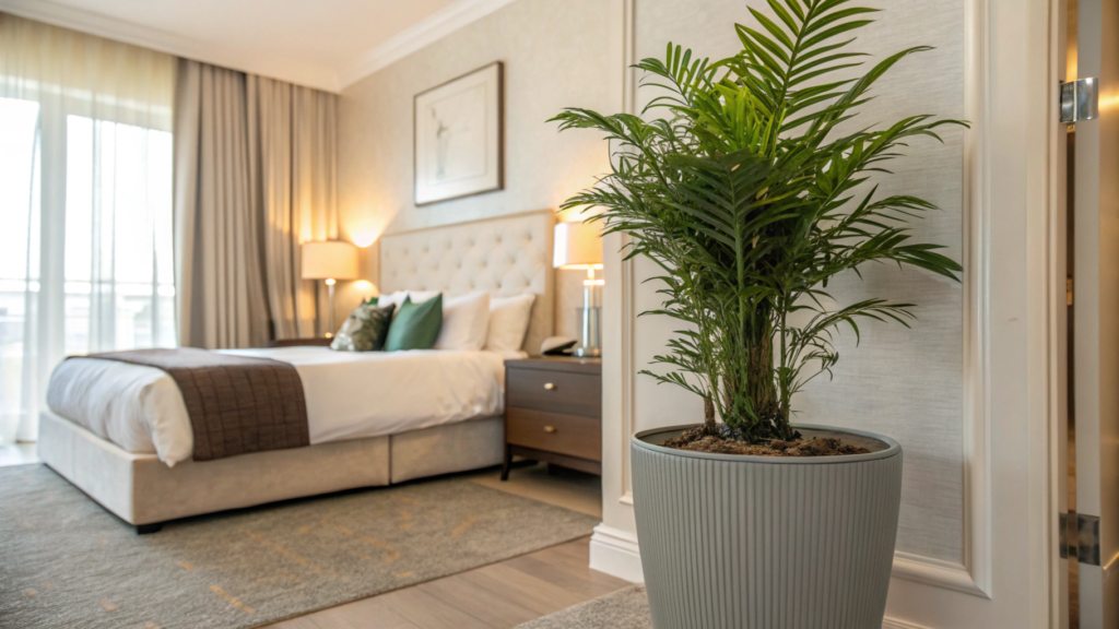 Fake plants in bedroom Decoration