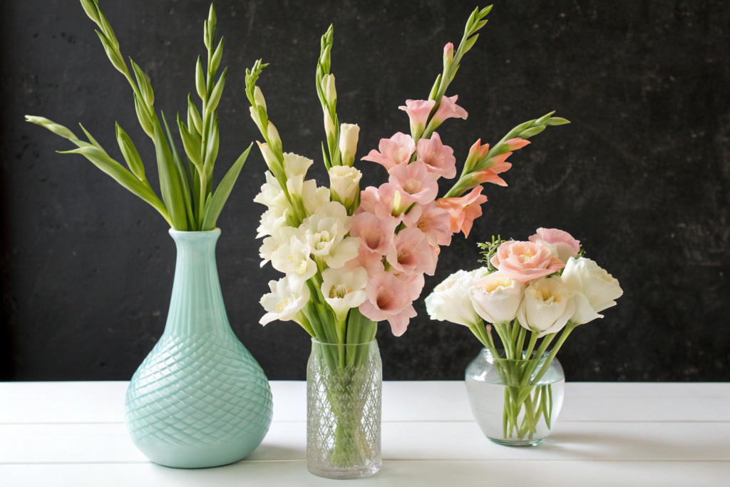 Faux Gladiolus Flowers