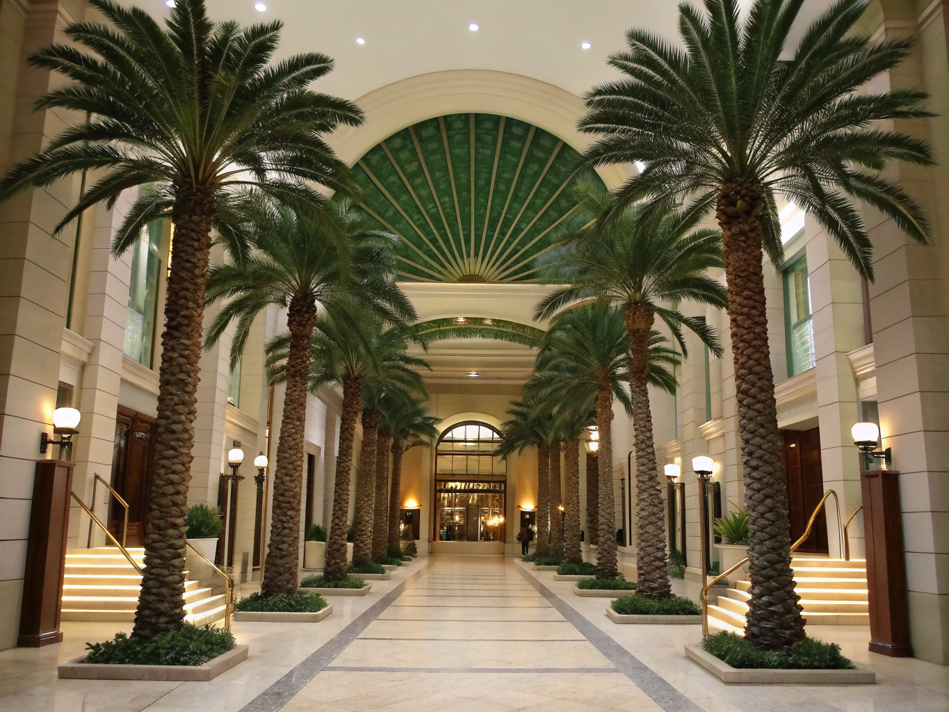 Grand Lobby Installations Faux Plants for hotels