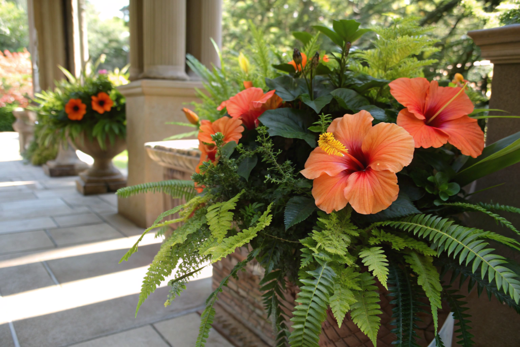 Mix Artificial Plants and Flowers with Real Plants