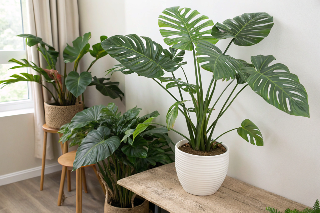 Mix Artificial Plants with Real Plants
