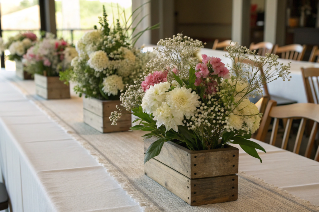 Mix fake Plants and Flowers with Real Plants