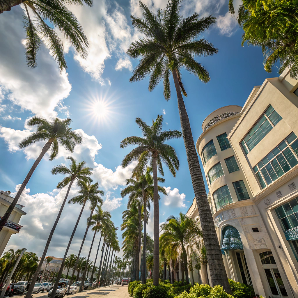 Outdoor Artificial Plants palm trees