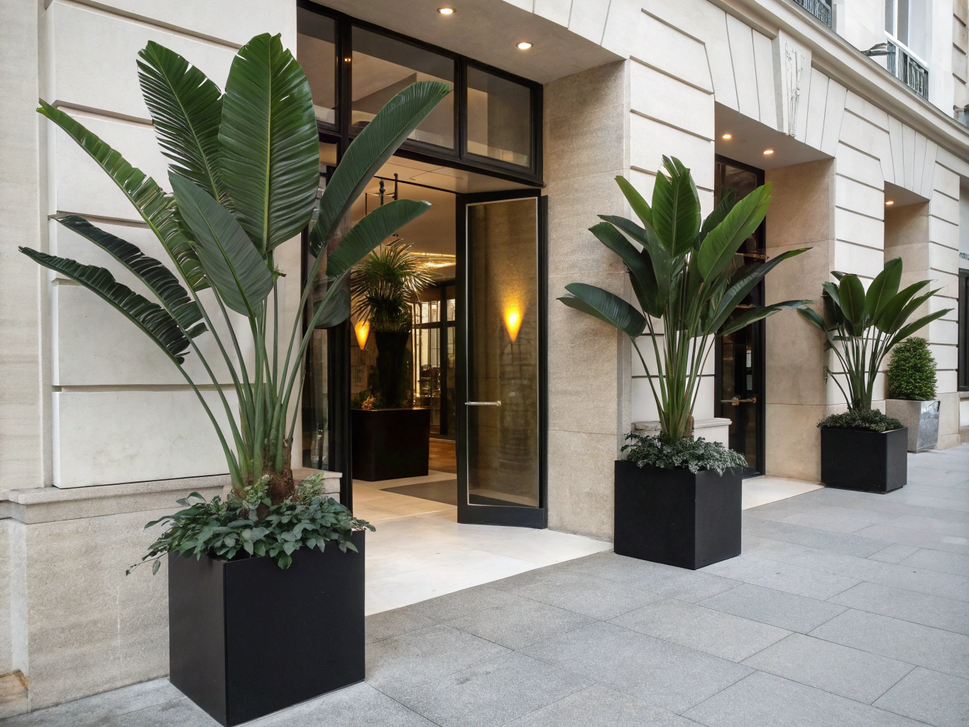 Welcoming Entrances Artificial Plants for Hotel