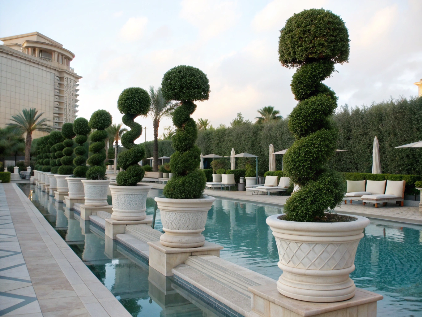 artificial Outdoor Plants for Hotel pool
